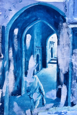28-Mar-2015: Chefchaouen, Morocco. The sights... sounds... smells... the city SCENE. Walking the streets of Chefchaouen, also known as the "Blue City.” It is such a uniquely cute little town. And, YES, almost everything is a shade of blue.